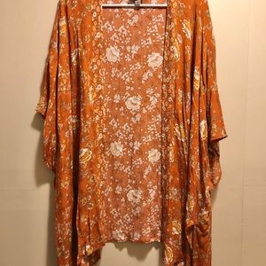 Kimono / Cardigan Rust colored